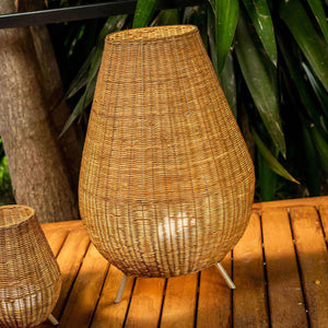 LÚZETE - LAMPADA DA TERRA PORTATILE SENZA FILI PER ESTERNI SAONA 70 BATTERIA RICARICABILE