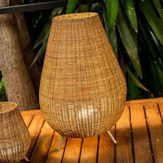 LÚZETE - LAMPADA DA TERRA PORTATILE SENZA FILI PER ESTERNI SAONA 70 BATTERIA RICARICABILE