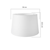 Lampada da terra RODIBI3012 con piantana bianca e paralume rosa