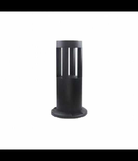 Lampada Da Terra Segnapasso Da Giardino Ip65 In Alluminio Vetro 12watt Es59 Nero         