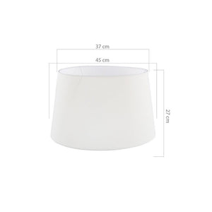 Lampada da terra treppiede bianca con paralume Tripod bianco DECOBI2736