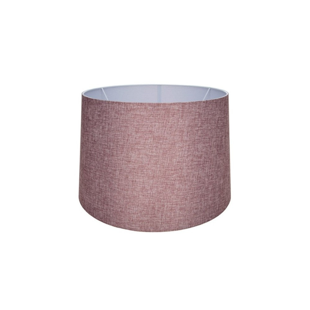 Lampada da terra treppiede legno bianco e paralume tessuto rosa RODIBI3012