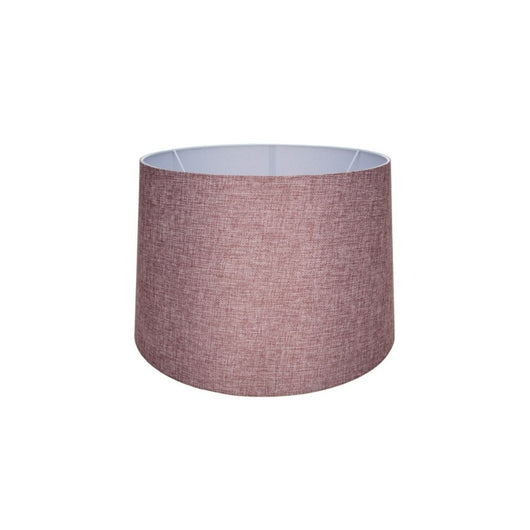 Lampada da terra treppiede legno bianco e paralume tessuto rosa RODIBI3012