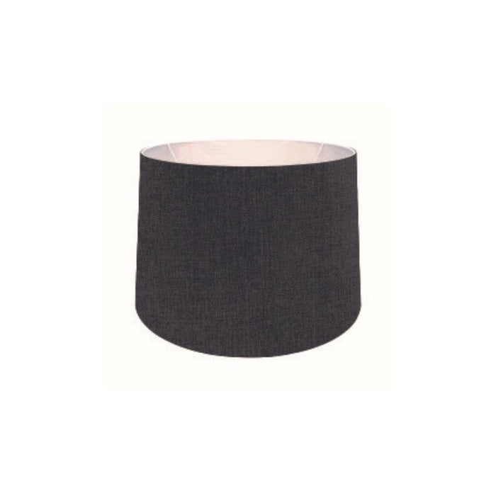 Lampada da terra treppiede nero con paralume nero tessuto DECONE3566