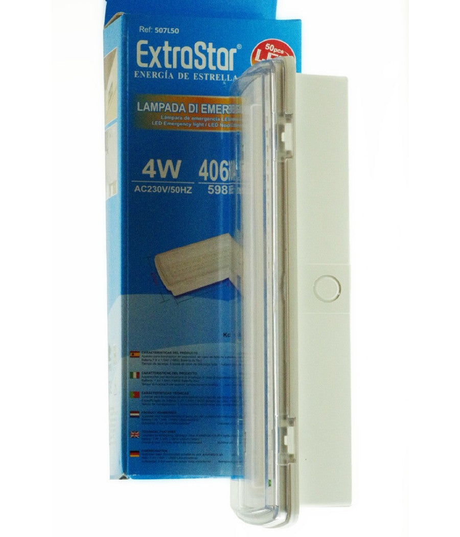 Lampada Di Emergenza A Led Smd Con Plafoniera Da Incasso 50 Led 4w 406lm 650         