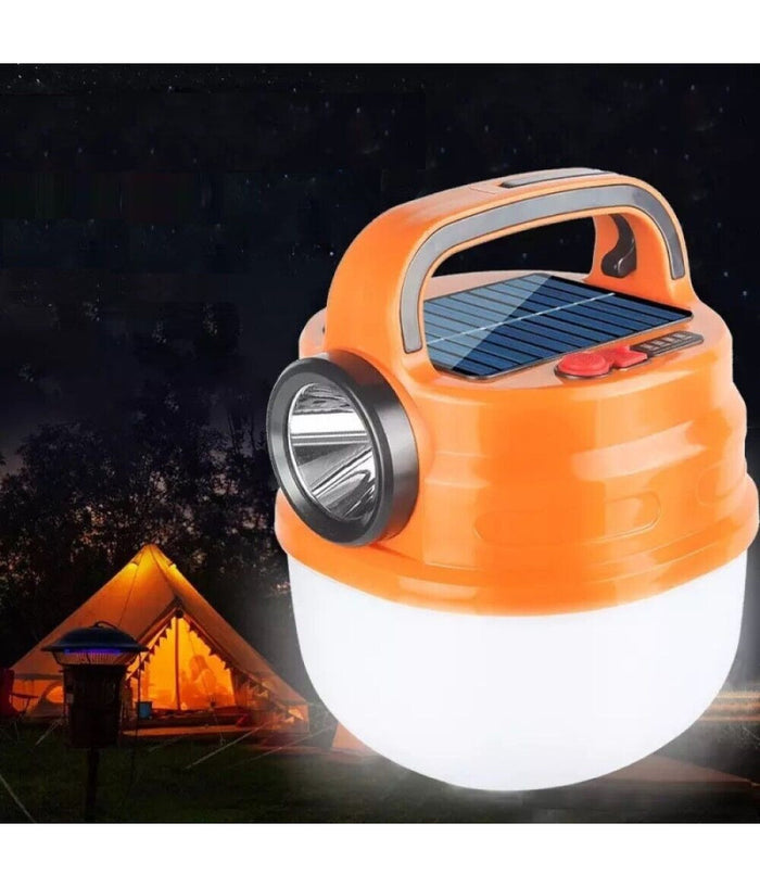 Lampada Di Emergenza Pannello Solare Torcia Ricaricabile Lanterna 80w Hb-v80         