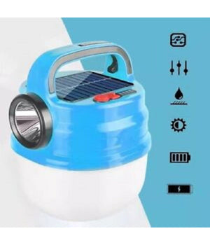 Lampada Di Emergenza Pannello Solare Torcia Ricaricabile Lanterna 80w Hb-v80         