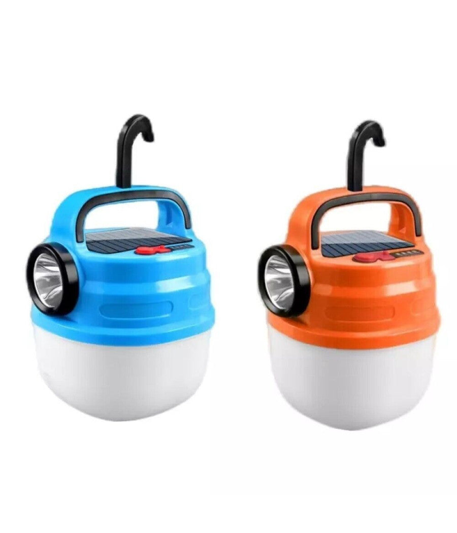 Lampada Di Emergenza Pannello Solare Torcia Ricaricabile Lanterna 80w Hb-v80         