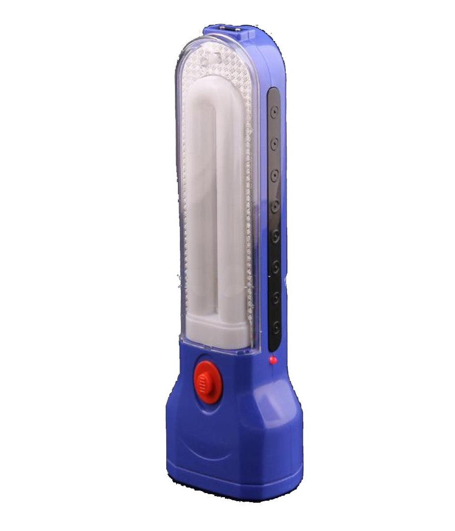 Lampada Di Emergenza Ricaricaricabile Portatile A Led Neon Con Pannello Solare         