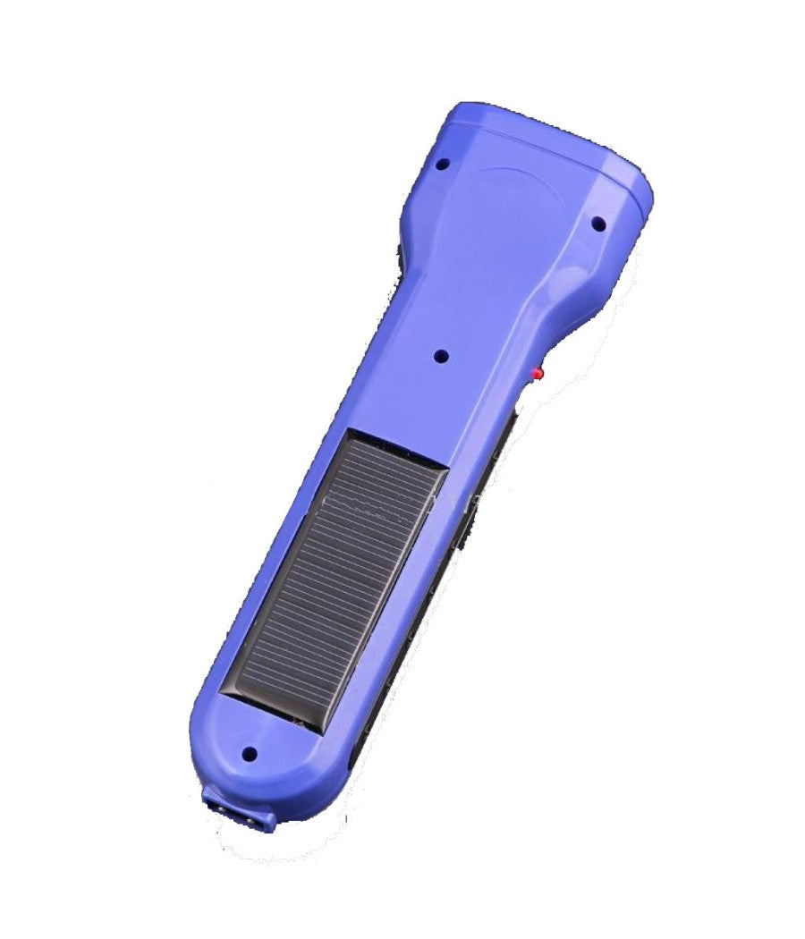 Lampada Di Emergenza Ricaricaricabile Portatile A Led Neon Con Pannello Solare         