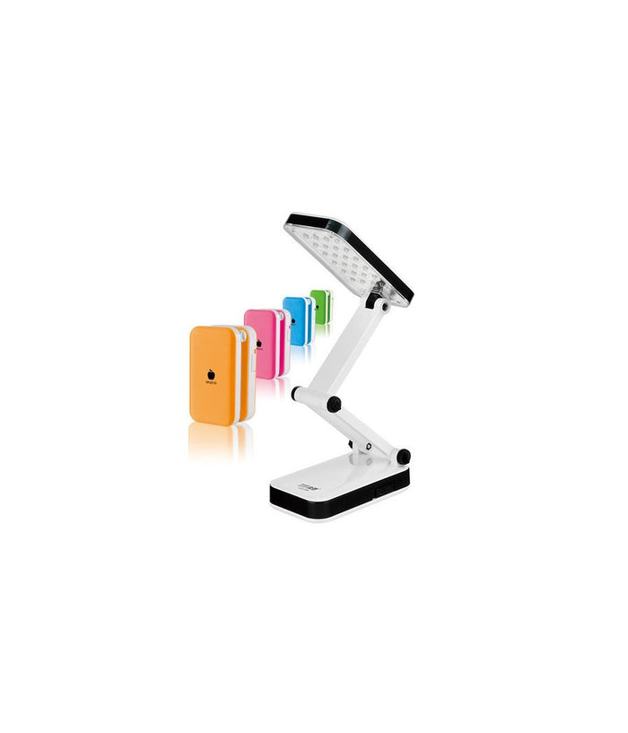 Lampada Emergenza Ricaricabile Pieghevole 24 Led Luce Bianca Da Tavolo         