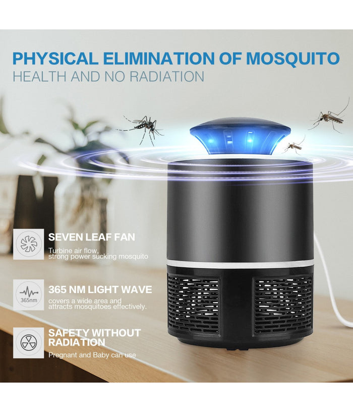 Zanzariera Elettrica Lampada Antizanzara Usb Portatile Anti Insetti E Zanzare         