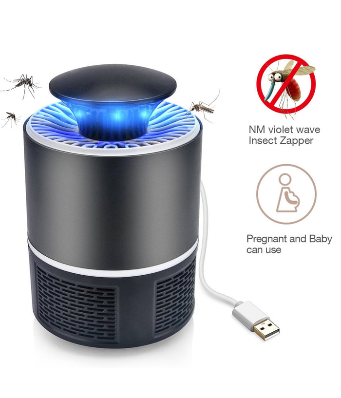 Zanzariera Elettrica Lampada Antizanzara Usb Portatile Anti Insetti E Zanzare         
