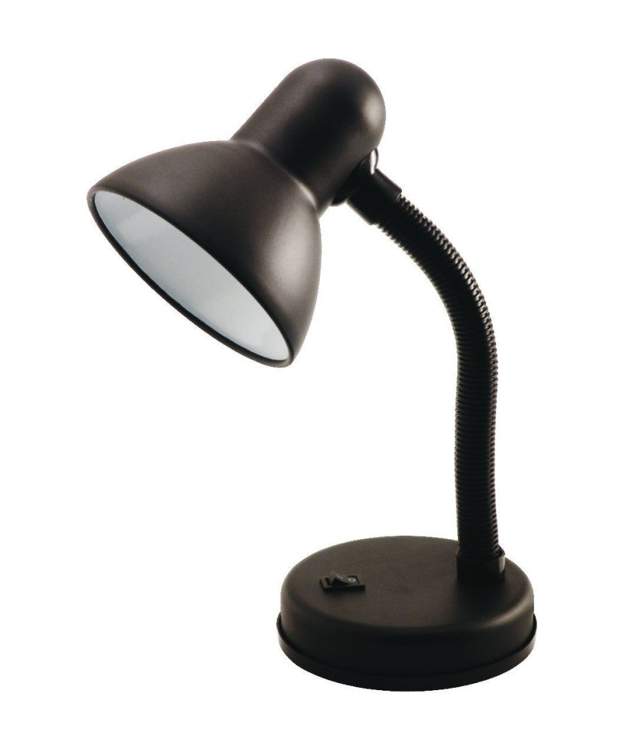 Lampada Estetista Snodabile Orientabile E27 Con Base Per Scrivania Tavolo 203b         