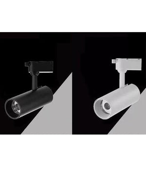 Lampada Faretto Led Per Binario Monofase 30w Luce Cct Ip20 Bianco Nero Sl-30w-3c         