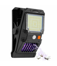 Lampada Faretto Luce Solare Da Giardino 128 Led Smd Con Zanzariera W7104-1         