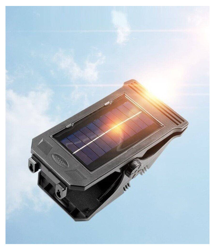 Lampada Faretto Luce Solare Da Giardino 128 Led Smd Con Zanzariera W7104-1         