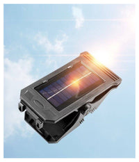 Lampada Faretto Luce Solare Da Giardino 128 Led Smd Con Zanzariera W7104-1         