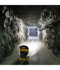 Lampada Faro Led Lavoro Portatile Torcia 50w Batteria Litio Luce Emergenza 2500l         