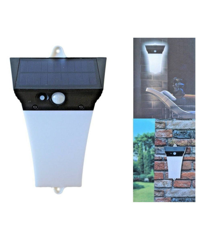 Lampada Faro Luce Ricaricabile Faretto Esterno Energia Solare Sensore Movimento         