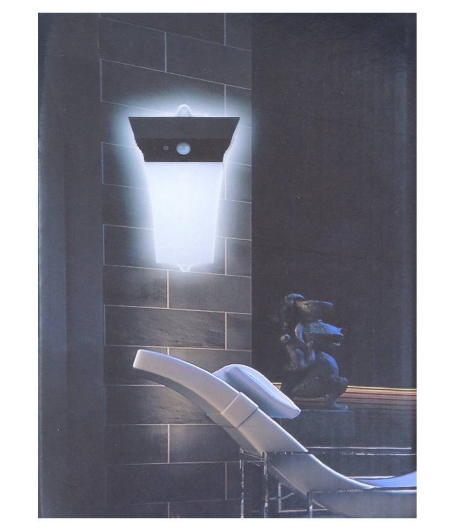 Lampada Faro Luce Ricaricabile Faretto Esterno Energia Solare Sensore Movimento         