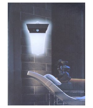 Lampada Faro Luce Ricaricabile Faretto Esterno Energia Solare Sensore Movimento         