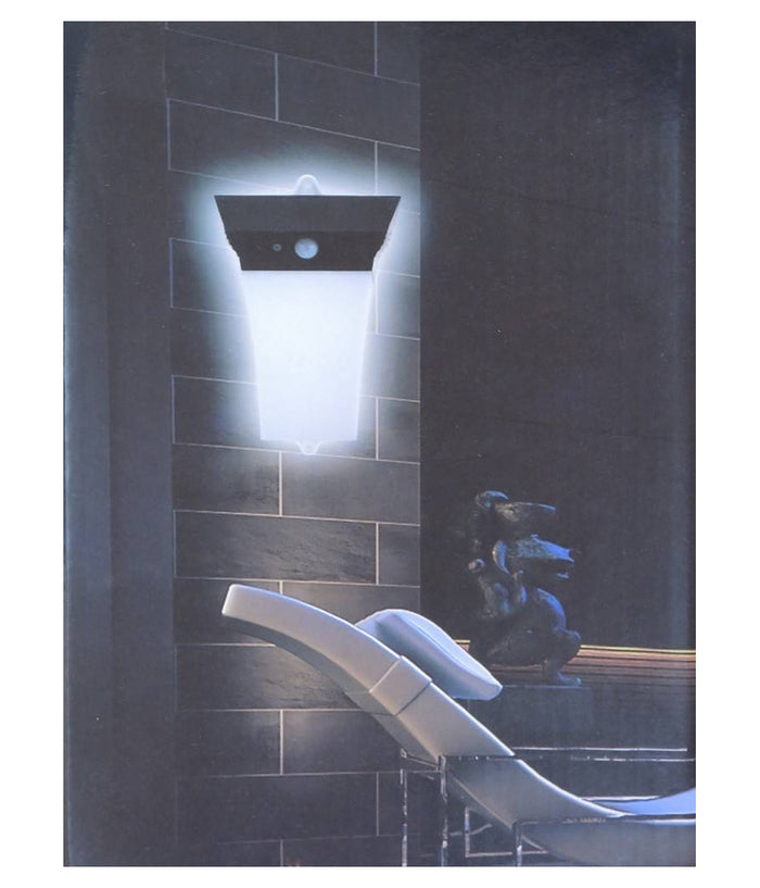 Lampada Faro Luce Ricaricabile Faretto Esterno Energia Solare Sensore Movimento         