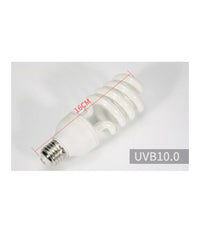 Lampada Fluorescente Uvb 10.0 Luce Solare Rettili Habitat Estremamente Luminoso         