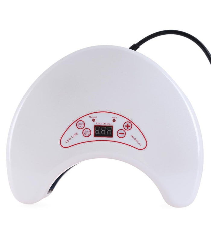 Lampada Fornetto Led 108 Led Nail Art 18w Mezza Luna Ricostruzione Unghie         