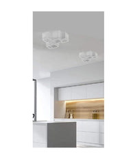 Lampada In Gesso A 5 Cubi Da Soffitto Lampadario Supporto Faretti Gu10 Gs-c06-5         