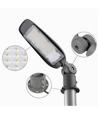 Lampada Inclinabile Led Lampione Stradale Faro Esterno 150watt Luce 6500k Lp-150         