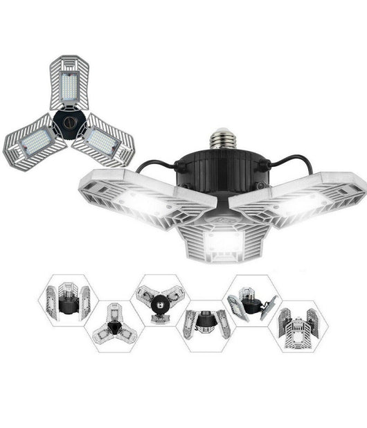 Trade Shop - Lampada Lampadario Led Smd 60w 6000k 6000 Lumen Deformabile Attacco E27 -