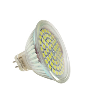 Lampada Lampadina Faretto Led 5w 12v Smd Mr16 Luce Bianca Calda 450 Lumen Gu5.3  -bianco Caldo      -