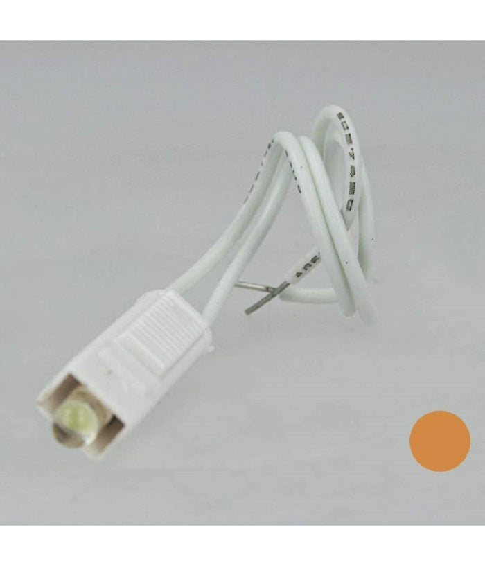 Lampada Led 220v 0.5w Per Comandi Assiali Compatibile Bticino Axolute  Arancione       