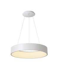 Lampada Led 30 W Cct Pendente Cerchio Lampadario Moderno Luce Diffusa 230v 40 Cm         
