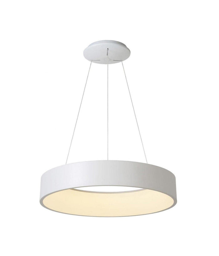 Lampada Led 30 W Cct Pendente Cerchio Lampadario Moderno Luce Diffusa 230v 40 Cm         