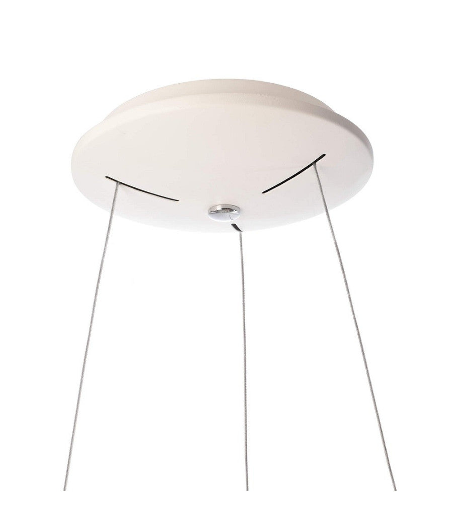 Lampada Led 30 W Cct Pendente Cerchio Lampadario Moderno Luce Diffusa 230v 40 Cm         