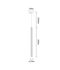 Lampada Led A Sospensione 3w Cilindro Per Binario Track Monofase Proiettore Lp-79         
