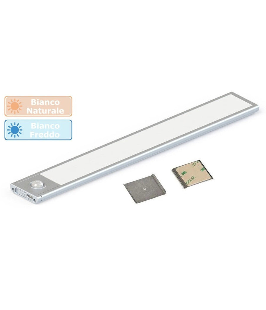 Lampada Led Calamitata Parete Armadio Ricaricabile Sensore Movimento 3 W Sen-600         
