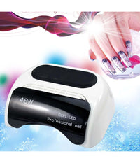 Lampada Led Ccfl Led Uv 48w Ricostruzione Unghie Nail Art Timer 48w Fornetto         