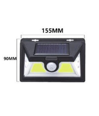 Lampada Led Cob Luce Ricarica Solare Applique Parete Sensore Movimento Tx-9498         