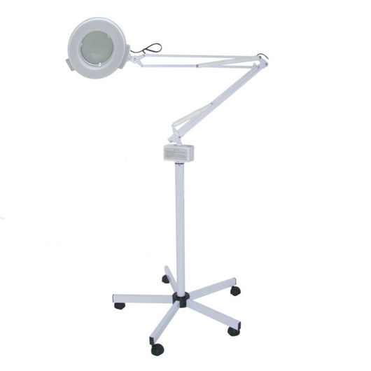 Lampada LED con lente ingrandimento a 5 diottrie + stativo