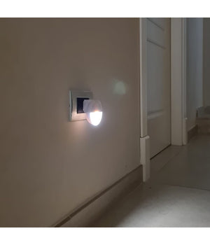 Lampada Led Con Spina Luce Notturna Segnapasso Sensore Movimento 0.4w Xggyd-002  -bianco Caldo      -