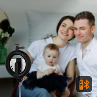 Trade Shop - Lampada Led Da 6 Pollici + Stick Con Supporto Telefono Cellulare Bluetooth 4.0 -