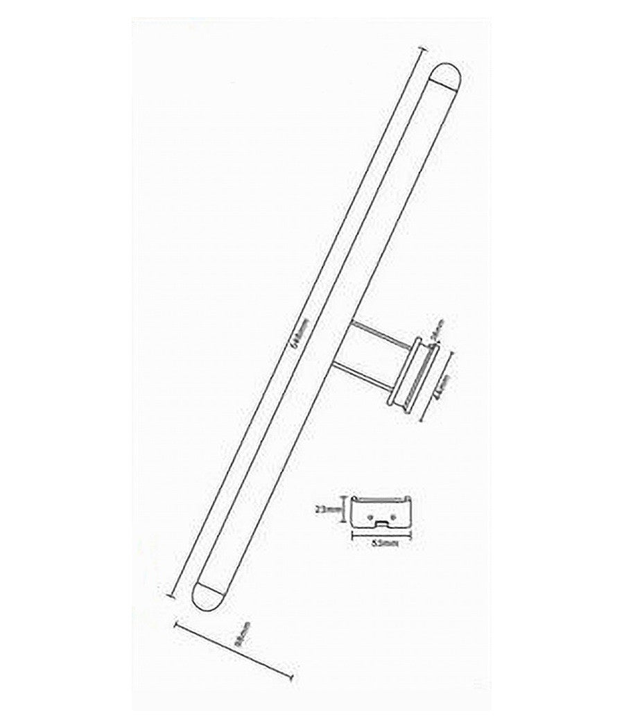 Lampada Led Da Specchio 12w Applique Tripla Colorazione 6500k 4000k 3000k F05-3c         