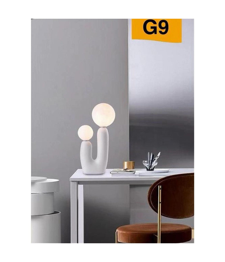 Lampada Led Da Tavolo Lume Alien Attacco 2xg9 Max 60w Ip20 Varie Colorazioni D14  Bianco       