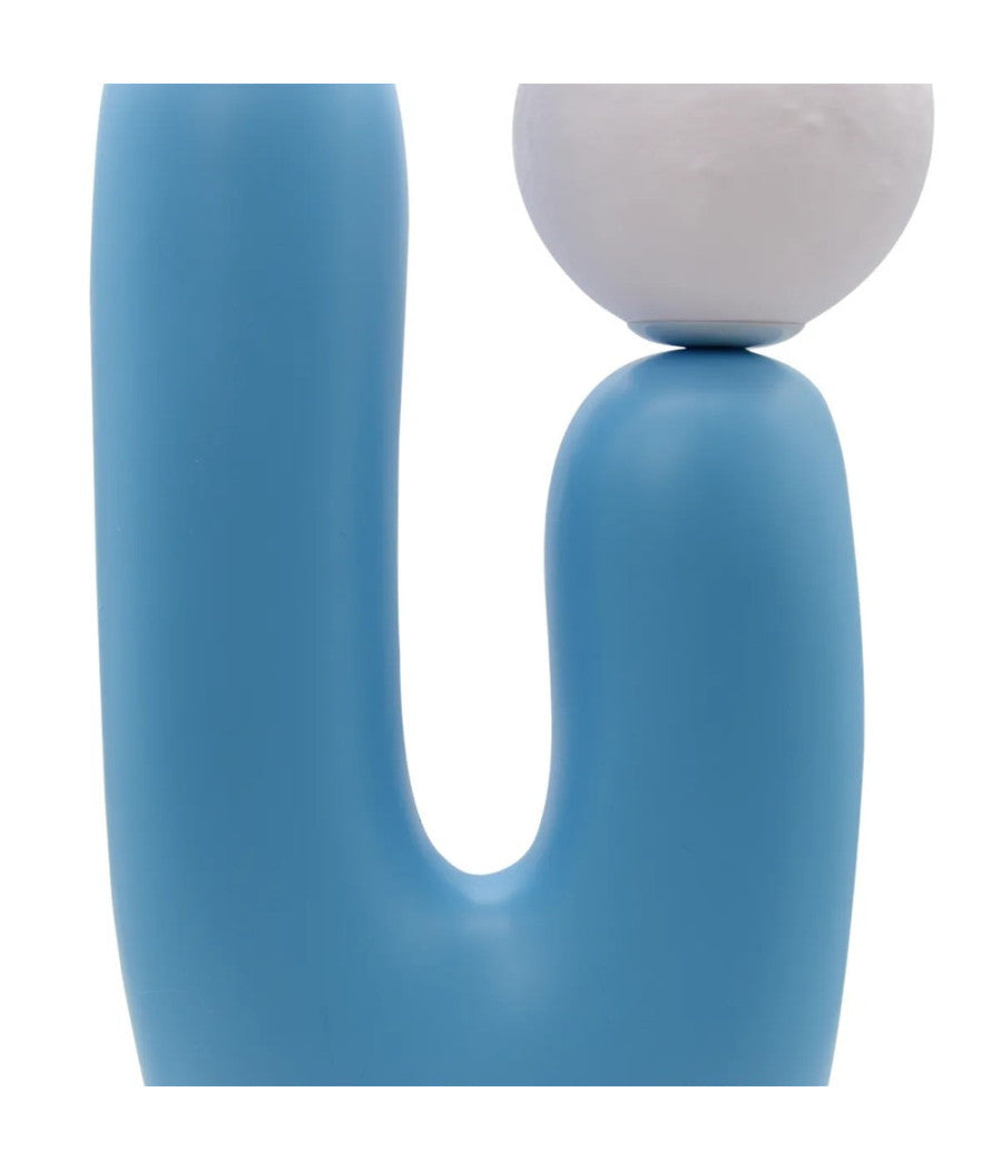 Lampada Led Da Tavolo Lume Alien Attacco 2xg9 Max 60w Ip20 Varie Colorazioni D14  Blu       