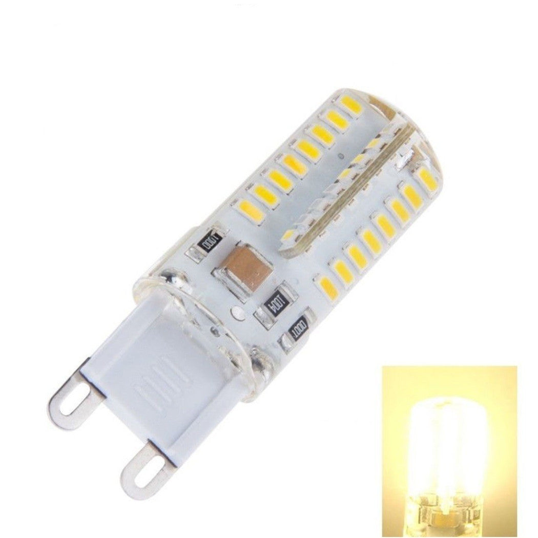 Trade Shop - Lampada Led G9 220v 5w 64 Led Luce Calda Fredda Oltre 500 Lumen Alta Luminosità -