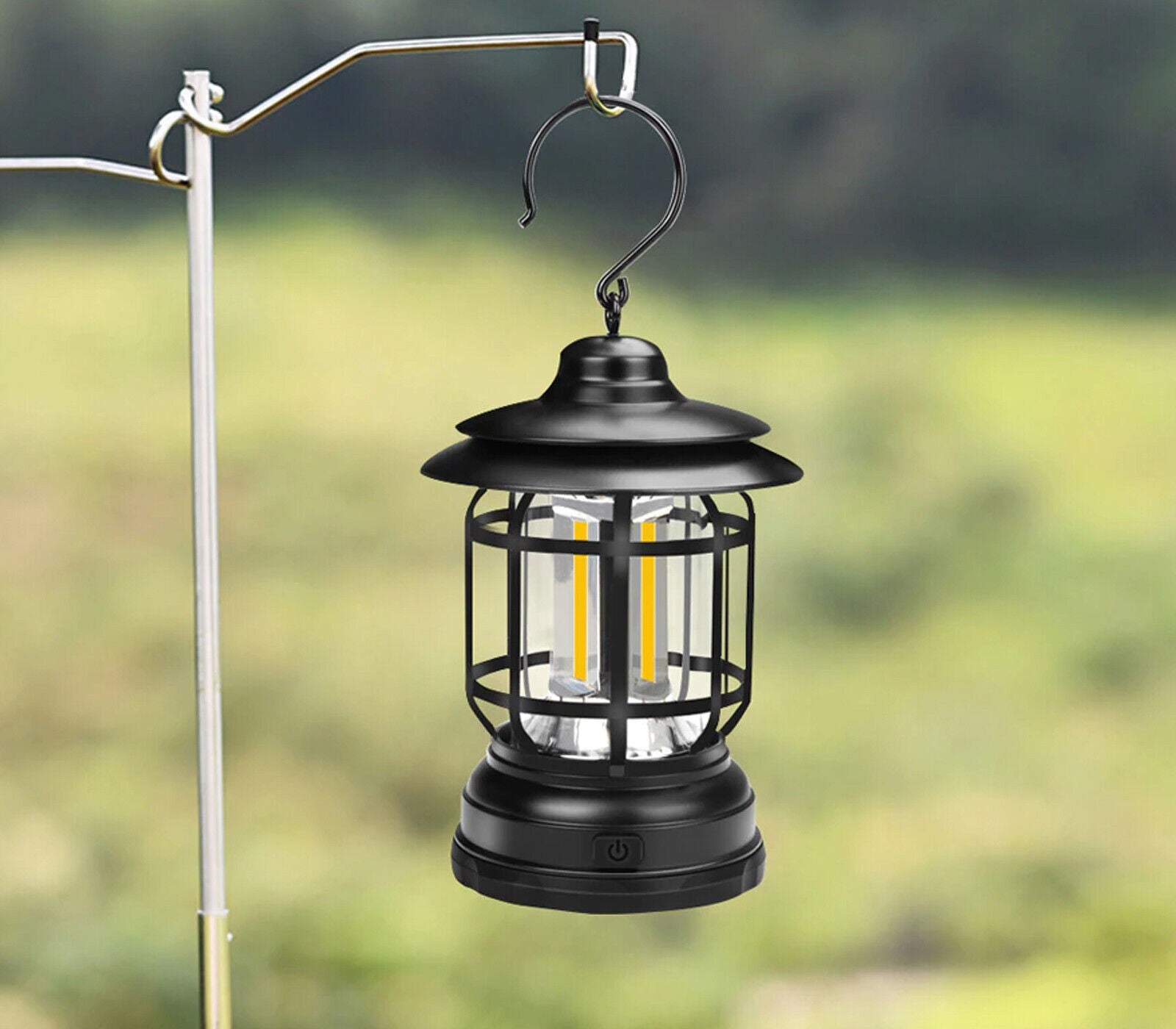 Lampada LED Lanterna ricaricabile USB da campeggio portatile Con gancio Dimmerabile - ZENCOCCO