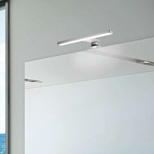 Lampada LED per bagno Kyra 300 mm colore cromato